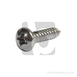 Self Tapping Screw – 5.5 x 22 / Philips / Countersunk / Raised Head / A2
