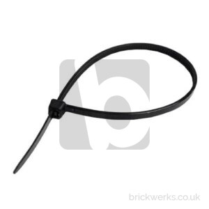 Cable Ties – Black / 155mm x 2.4mm / 100 pack