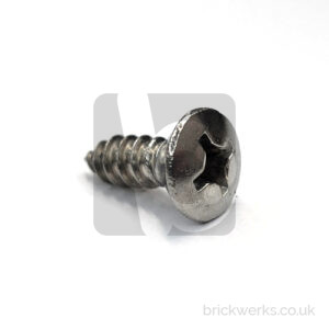 Self Tapping Screw – 5.5 x 16 / Philips / Countersunk / Raised Head / A2
