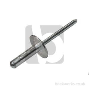 Pop Rivet – 4.8×17 / Aluminium / Large Head