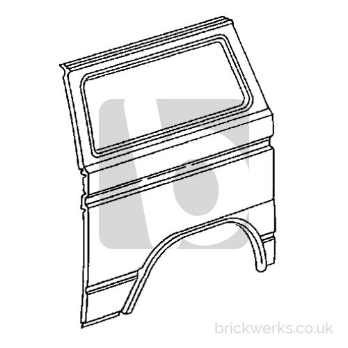 Body Panel - T3 / Outer / Rear / Left / LHD / Window - Image 2