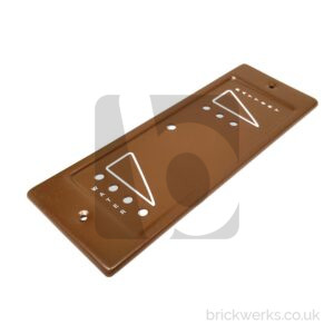 Cover for Level Display – T3 Westfalia / BROWN / 1 Switch