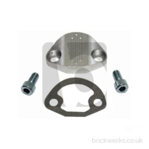 Fuel Pump Block Off Plate – Polished Aluminium / T3 / WBX