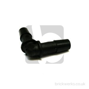 Plastic Hose Connector – 08mm / 90°