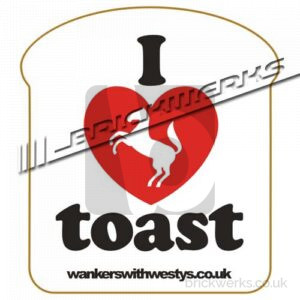 Sticker – “I Love Toast”