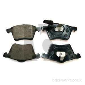 Brake Pad Set – T4 / Front / ’01> / 16″ / Vented / Wired / Black Diamond
