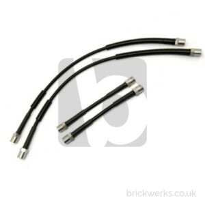 Brake Hose Set – T3 / Early / Stainless Steel Braided