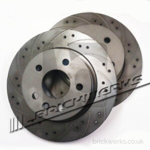 Brake Disc Set – T4 / Rear / 16″ / ’98» / Black Diamond