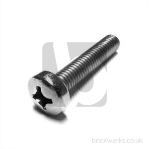 Set Screw – M6x1.0 / Philips Pan Head / 30mm / A2 Stainless