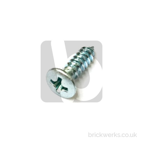 Self Tapping Screw - 4.2 x 16 / Philips / Countersunk / Raised Head / BZP