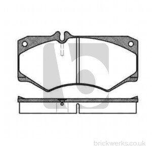 Brake Pad Set – LT1 / Front / 4X4 / Alt