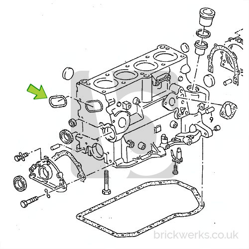 VW O Ring Seal Engine Block to Injection Pump Bracket / 1.7 KY
