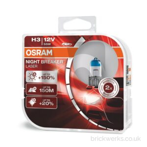 Bulb – 12v / 55W / H3 / Upgrade / Twin Pack