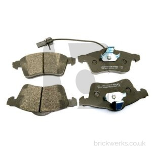 Brake Pad Set – T4 / Front / ’96> / 15″ / For Vented Discs / Wired / Black Diamond