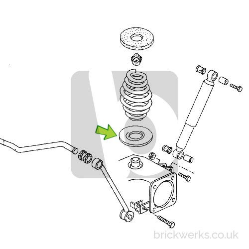 Spring Base - T3 / Rear / Original Style - Image 2