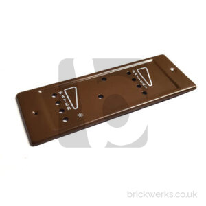 Cover for Level Display – T3 Westfalia / BROWN / 2 Switch