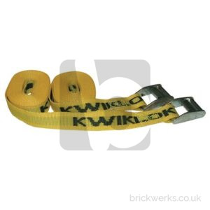 Kwiklok Tie Down Straps – 2.5m (Pair)