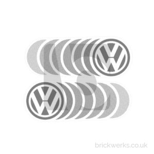 Sticker Set – Fading VW / Silver