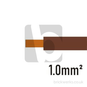 Electrical Cable – 1.0mm² | Brown | Per M