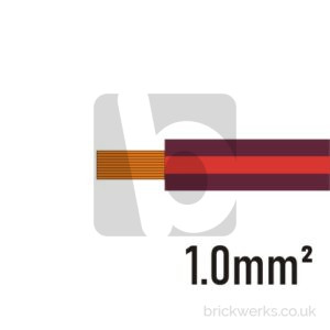 Electrical Cable – 1.0mm² | Brown / Red | Per M