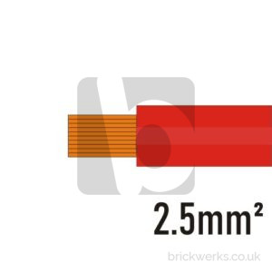 Electrical Cable – 2.5mm² | Red | Per M