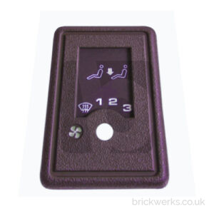 Heater Switch Facia – T3 / Rear Heater / Brown