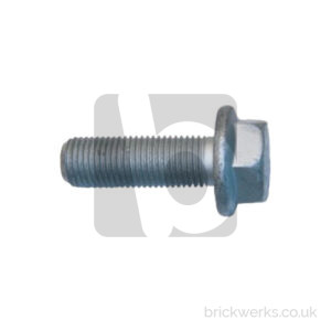 Flanged Set Screw – M10x1.5 / 30 | 10.9 | Zinc Flake