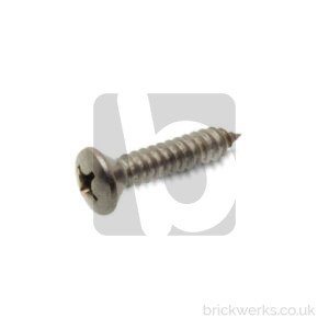 Self Tapping Screw – 2.9 x 19 / Philips / Countersunk / Raised Head / A2