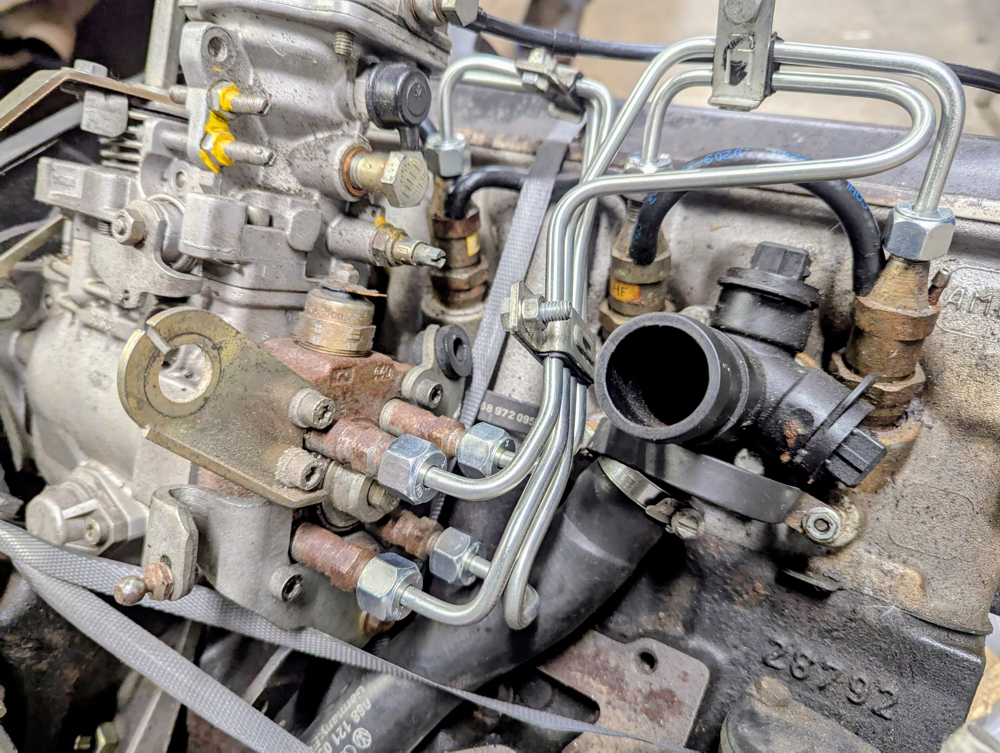 VW AAZ Injector lines | VW T3, (T25, Type 25, Vanagon) Golf, Passat, Vento