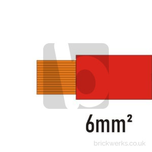 Electrical Cable – 6.0mm² | Red | Per M